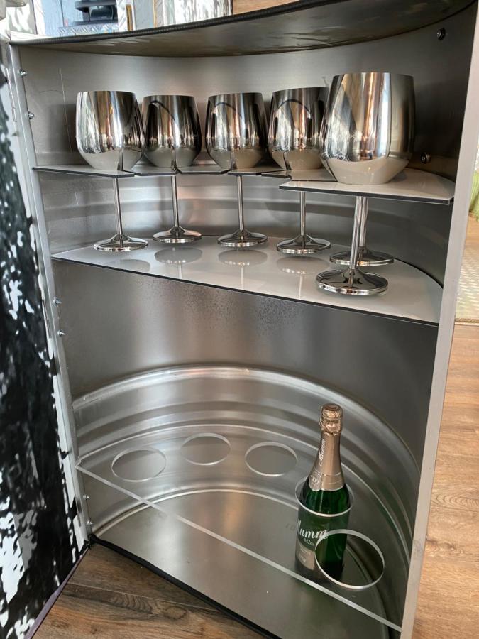 Gleis 2, Waggon Mit Ofen, Optional Mit Whirlpool Und Sauna Dahlem  Екстер'єр фото