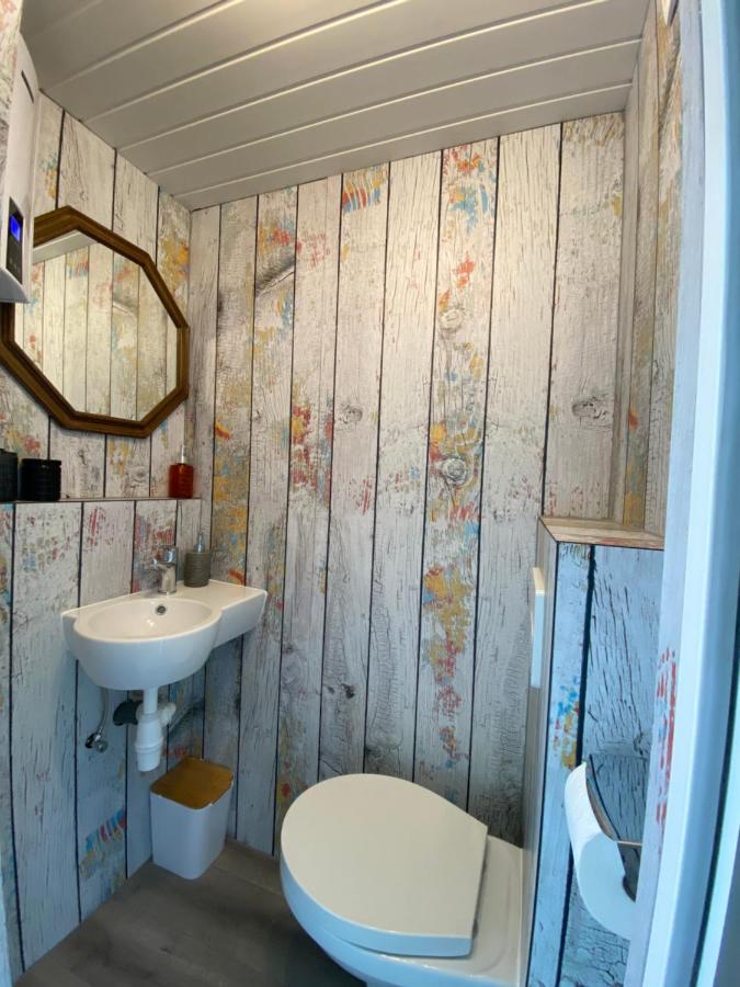 Gleis 2, Waggon Mit Ofen, Optional Mit Whirlpool Und Sauna Dahlem  Екстер'єр фото